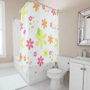 Rideaux De Douche Marguerite et Pois