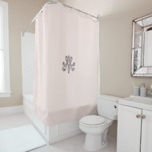 Rideaux De Douche Marie Antoinette monogramme Pâte à papier