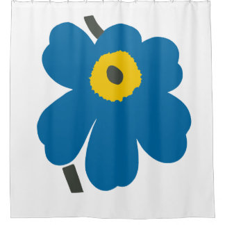 Rideaux De Douche Marimekko Bleu Design