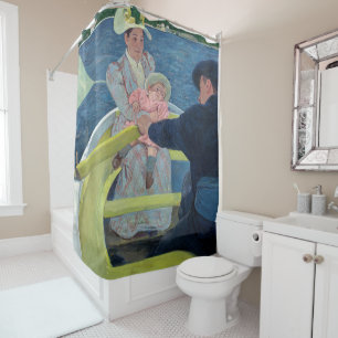 Rideaux De Douche Mary Cassatt - La Partie en bateau