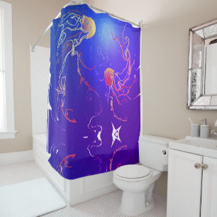 Rideaux De Douche Méduse