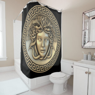 Rideaux De Douche Méduse dorée