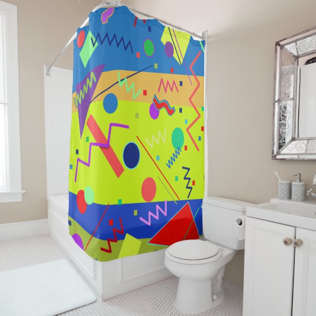 Rideaux De Douche Memphis #59 (En situation)