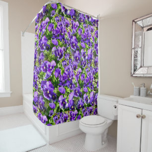 Rideaux De Douche Mer de sérénité : Le beau terrain de purple violet