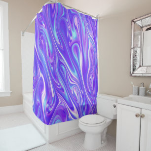 Rideaux De Douche Mermaid Giggles Abstrait