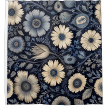 Métamorphose florale polie |Aquarelle Indigo A