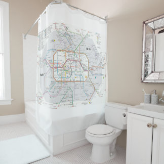 Rideaux De Douche Métro de Berlin