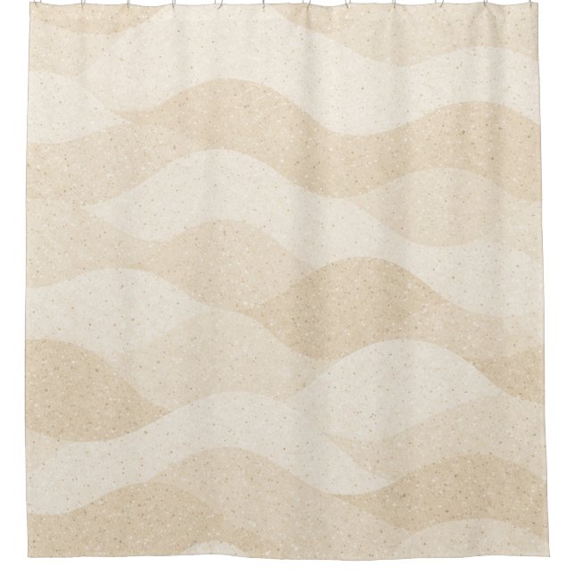 Rideaux De Douche Minimal Grain Texture ,Soft, Neutral pattern (Devant)