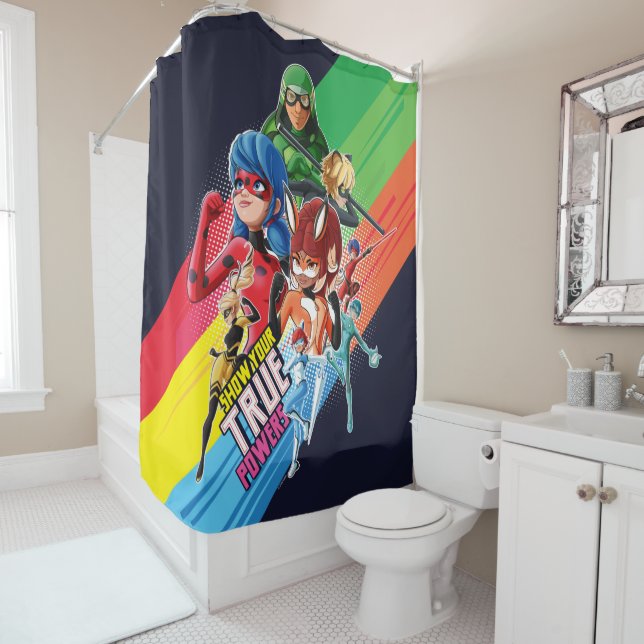 Rideaux De Douche Miraculeux Montrez Vos Véritables Pouvoirs (En situation)