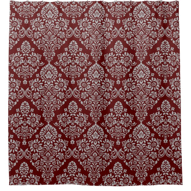 Rideaux De Douche Modèle Damask élégant et élégant (Devant)