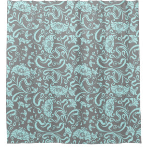 Rideaux De Douche Modèle Floral/Damask