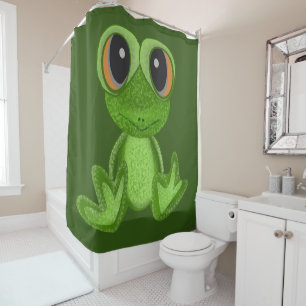 Rideaux De Douche Mon ami Green Frog