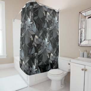 Rideaux De Douche monochrome sans fin :