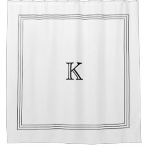 Monogramme fait sur commande en noir et blanc