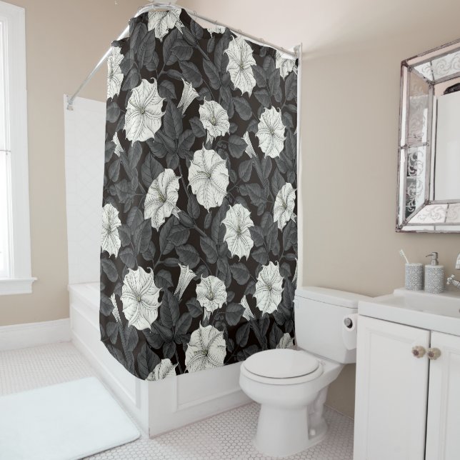 Rideaux De Douche Moonfleurs (En situation)