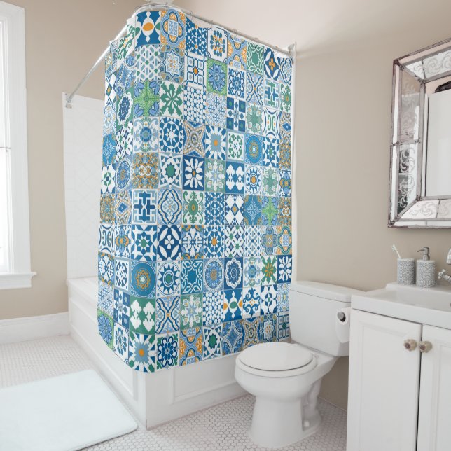 Rideaux De Douche Moroccan (En situation)