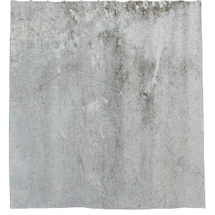 Rideaux De Douche Mortier mur gris vieilli blanc noir