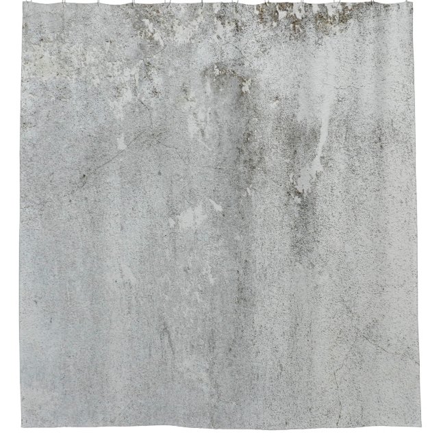 Rideaux De Douche Mortier mur gris vieilli blanc noir (Devant)