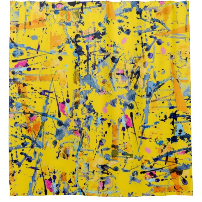 Rideaux De Douche motif Abstrait (Devant)