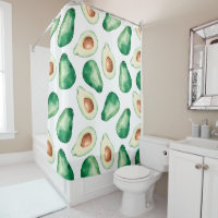 Motif Aquarelle Avocado