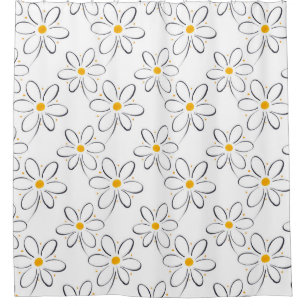 Rideaux De Douche Motif blanc