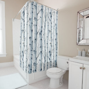 Rideaux De Douche Motif blanc gris brun
