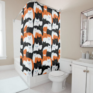 Rideaux De Douche Motif chat Kitty moderne mignon