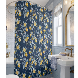 Rideaux De Douche Motif Citron Pays Français