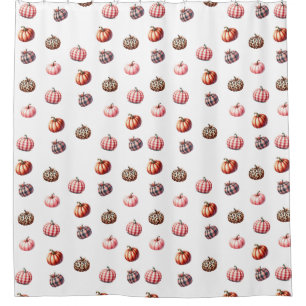 Rideaux De Douche motif citrouille Halloween/Automne