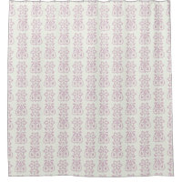 Motif damassé floral lavande