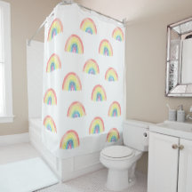 Motif d'arc-en-ciel pastel moderne