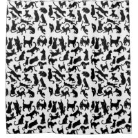 Motif de chat noir