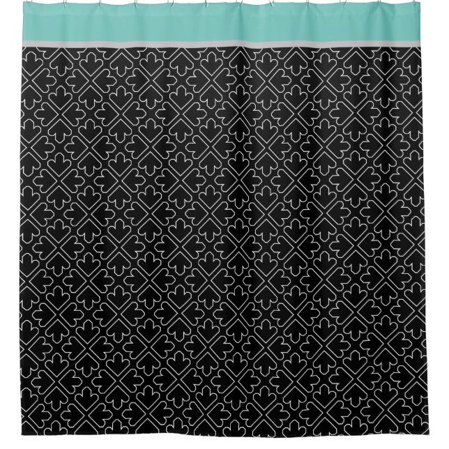 Rideaux De Douche Motif de contour Flèche simple (Devant)