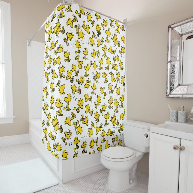 Rideaux De Douche Motif de design classique Woodstock (En situation)