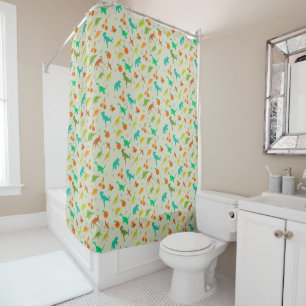 Rideaux De Douche Motif de dinosaures