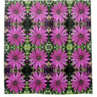 Motif de fleur de marguerite africaine violette
