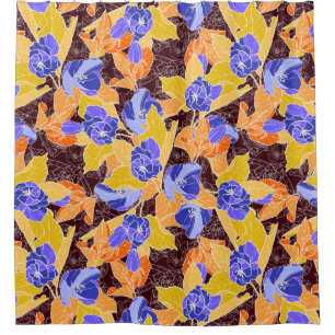 Rideaux De Douche Motif de fleurs Apple