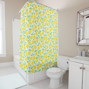 Rideaux De Douche Motif DE FRUITS FRAIS LEMON
