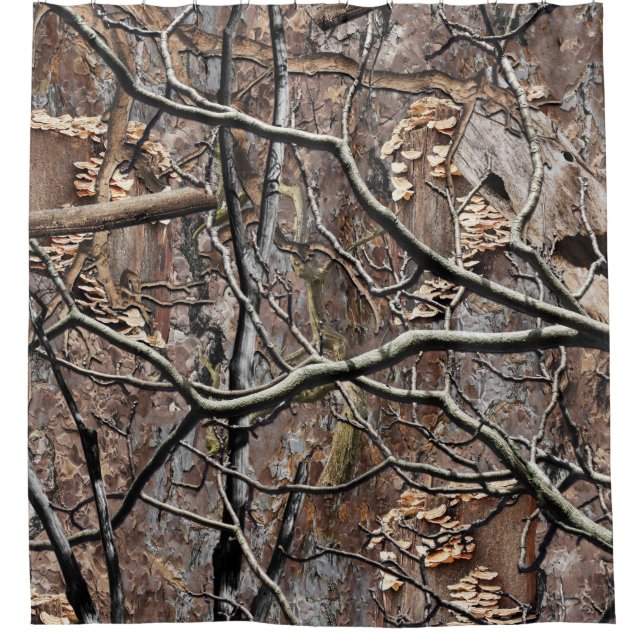 Rideaux De Douche Motif de la chasse au camouflage 8 (Devant)