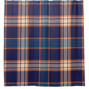 Rideaux De Douche Motif de la marine tartan