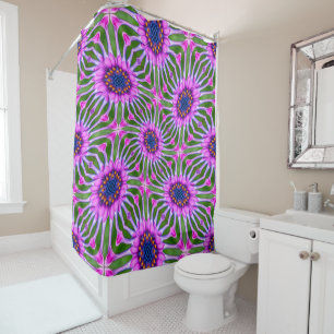 Rideaux De Douche Motif de marguerite esthétique