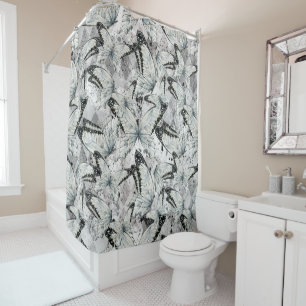 Rideaux De Douche Motif de papillons