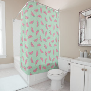 Rideaux De Douche Motif de peinture à fruits tropicaux