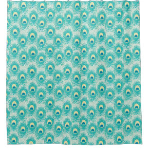 Rideaux De Douche Motif de plumes de paon