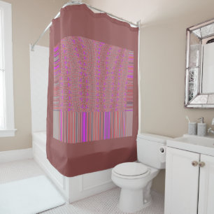 Rideaux De Douche Motif de salle de bain de maison élégant et inspir