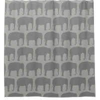 Motif de silhouettes d'éléphant asiatique