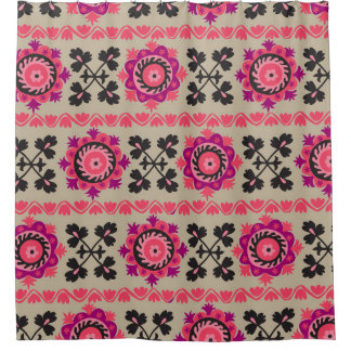 Rideaux De Douche Motif de suzanne asiatique : conception traditionn