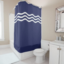 Motif de vague marine bleu et blanc