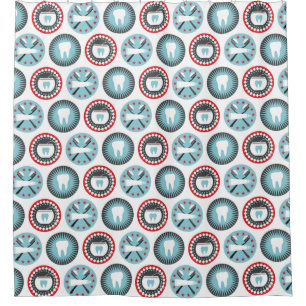 Rideaux De Douche Motif dentaire audacieux - Dentiste Dental Hygién
