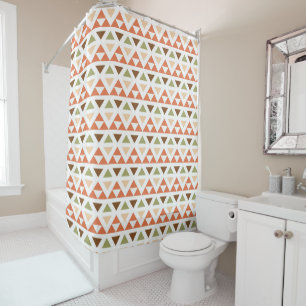 Rideaux De Douche Motif des triangles géométriques Festitel Pastel